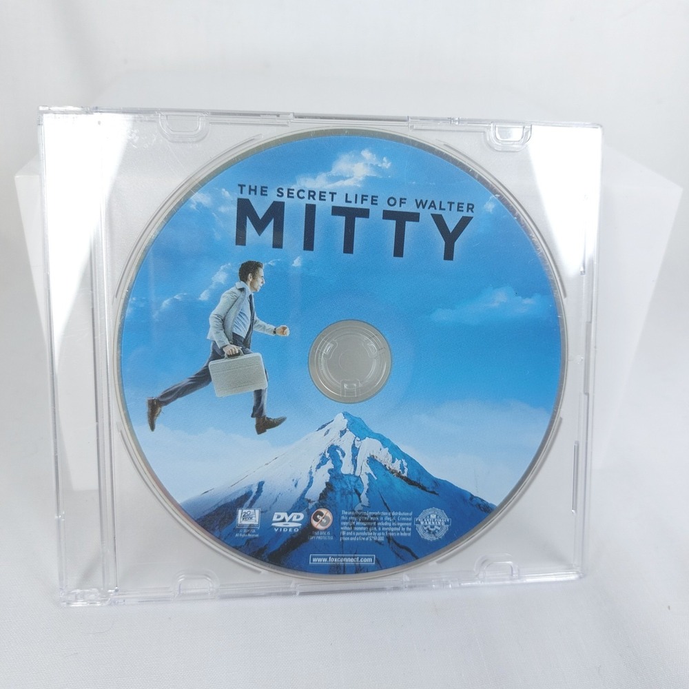 The Secret Life of Walter Mitty (DVD, 2013) DISC ONLY Jewel Case